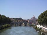 Tiber mit Sankt Peter